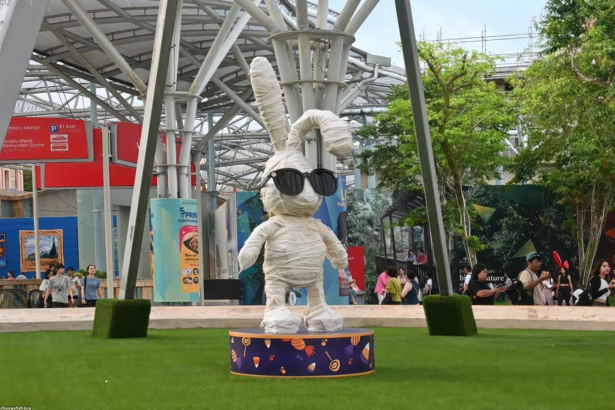 新加坡滨海湾城市景观